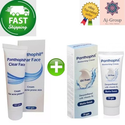 Panthophil Feuchtigkeitscreme 75g + Panthophil Clear Face Cream  SCHNELLER VE...