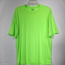 Port  Company Hi Vis High Visibility T-Shirt Men's 100 Polyester Lime Green L