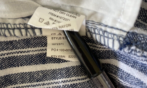 Briggs Damen Leinenmischung Hose Blau XL Neu Mit Etikett - Bild 9 von 9