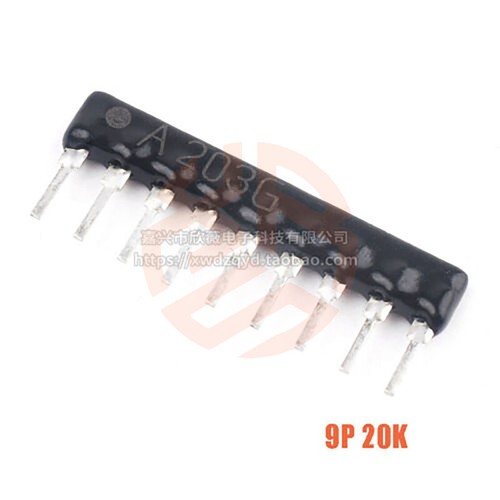 Network Resistor SIL Commoned Resistors 5p/ 9p Package Multi - 33Ω 100Ω~ 20KΩ - Picture 19 of 21