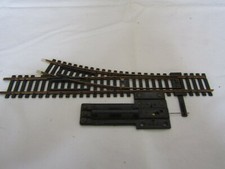 Vintage Metal Atlas HO Snap Track- 9" Right Switch- Turnout- Electric- Brass 2