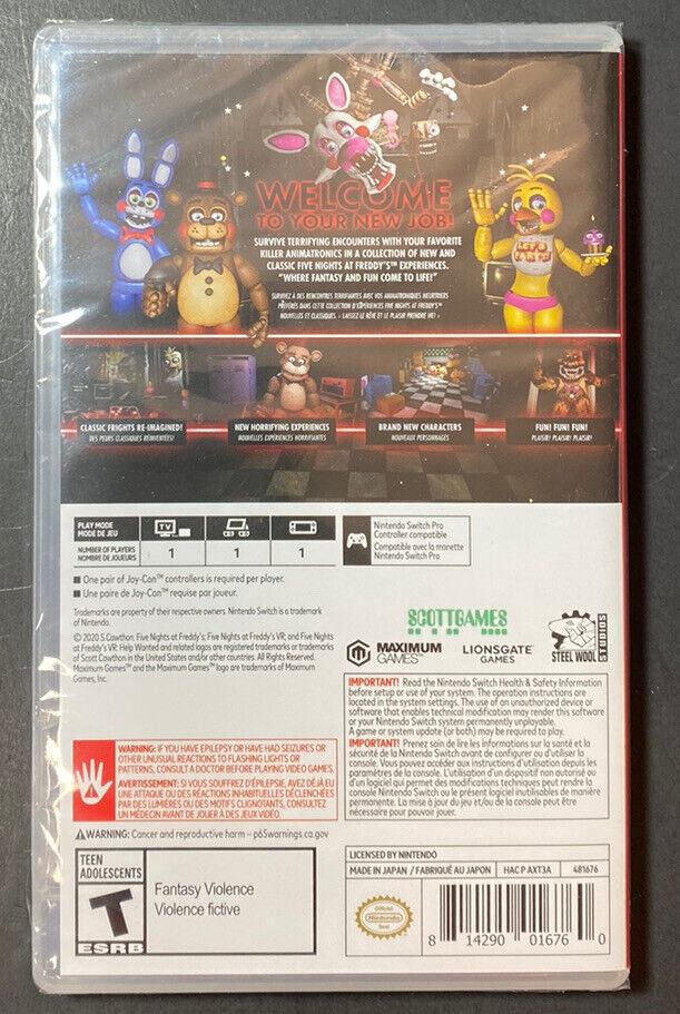 Jogo Nintendo Switch Five Nights at Freddy¿s: Security Breach 