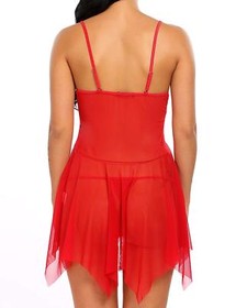 Babydoll Lingerie+Underwear Sexy Women's Nightwear Dress Lace Sleepwear G-string