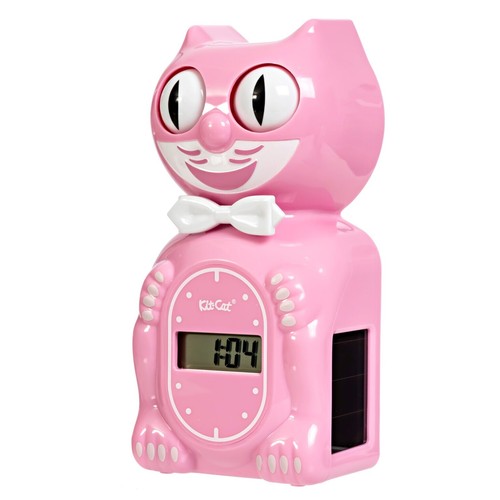Kit-Cat Klock Digital Alarm Solar-Powered Eyes Move, 6" Tall Select Color... - Picture 7 of 8