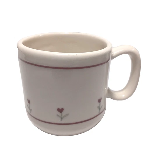 Hartstone Pottery Provincial Posy Coffee Mug 6960138 Preowned USA Vintage 1980s