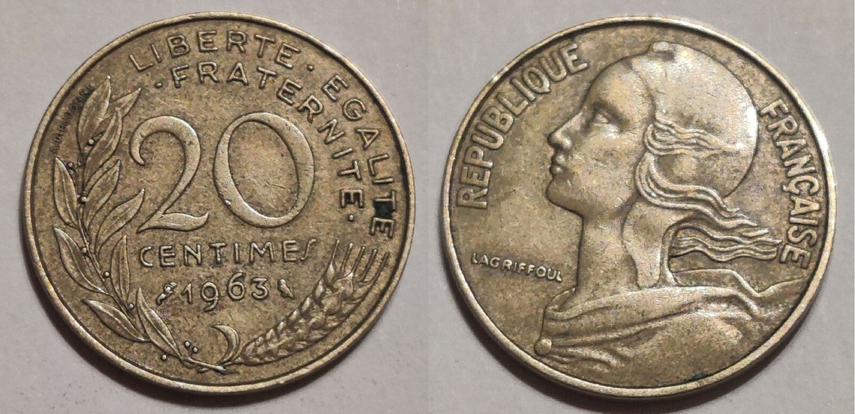 France 20 centimes 1963 1964 1967 1968 1972 1973 | eBay