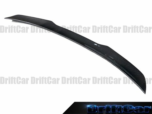 TYPE A CARBON FIBER TRUNK SPOILER FOR 2015-2019 MUSTANG 23 V6 GT SHELBY NEW - Picture 2 of 4