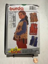 Girl's Vest Child Sizes 6-16 Burda 3173 Sewing Pattern