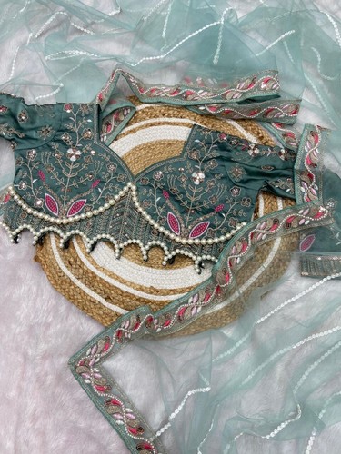 New Launching Heavy Net Saree With Kasturi Silk Blouse For Reception Wear - Picture 2 of 12