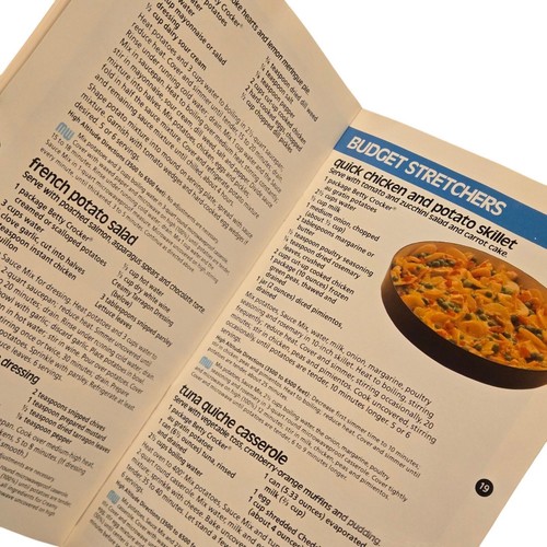 Well Rounded Potato Recipes Menu Guide Betty Crocker 1981 Cookbook Booklet - Picture 7 of 11