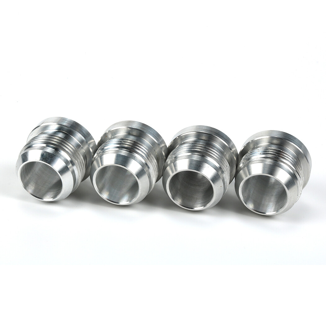 AN6 Male Weld-On Bung Fitting – 6061-T6 Aluminum, Billet, Quantity 1 (CZ Brand)
