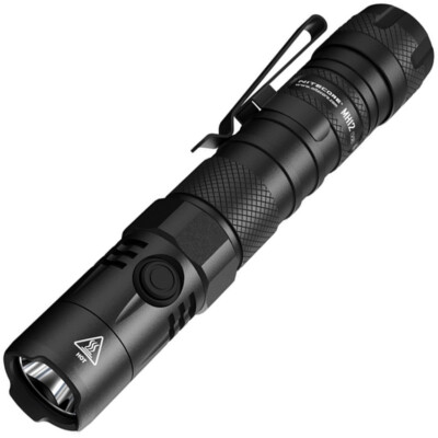 Nitecore MH12 V2 Black Water Resistant Aluminum 6.25'' Flashlight MH12V2