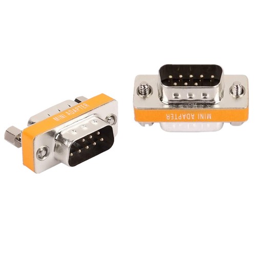 1pc DB9 9Pin Mini Gender Adapter Serial Connector Extender Female Male Cable - Picture 2 of 6