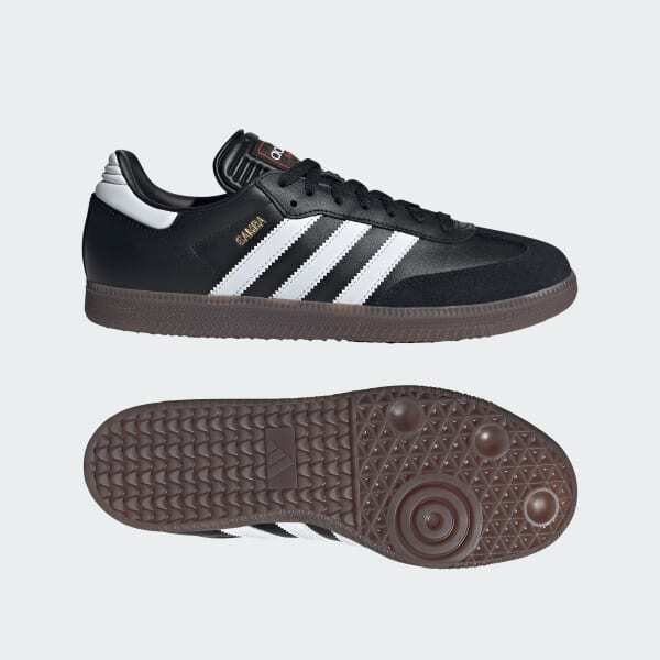Size 11 - adidas Samba Indoor Black White Gum for sale online | eBay