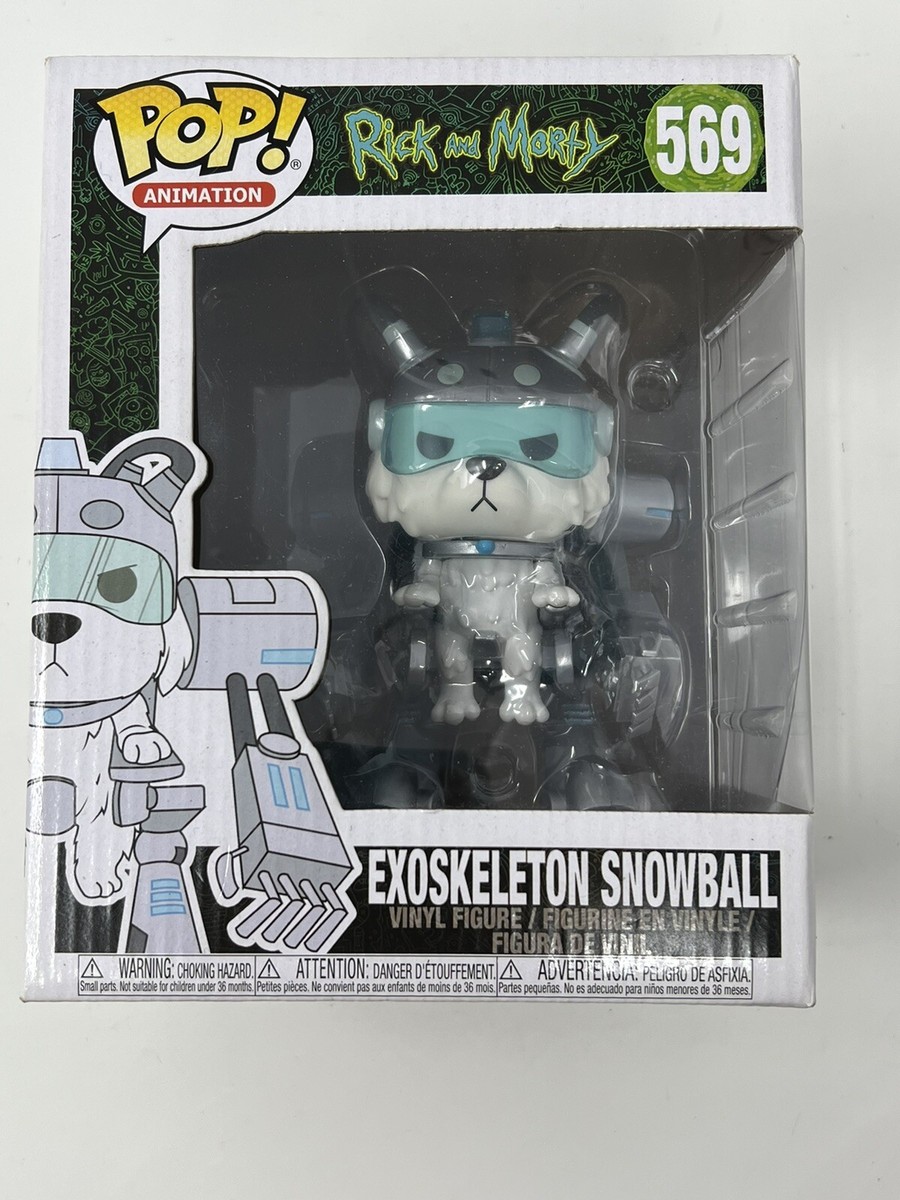 Funko Rick And Morty Exoskeleton Snowball 6 Inch #569 Jan Rick