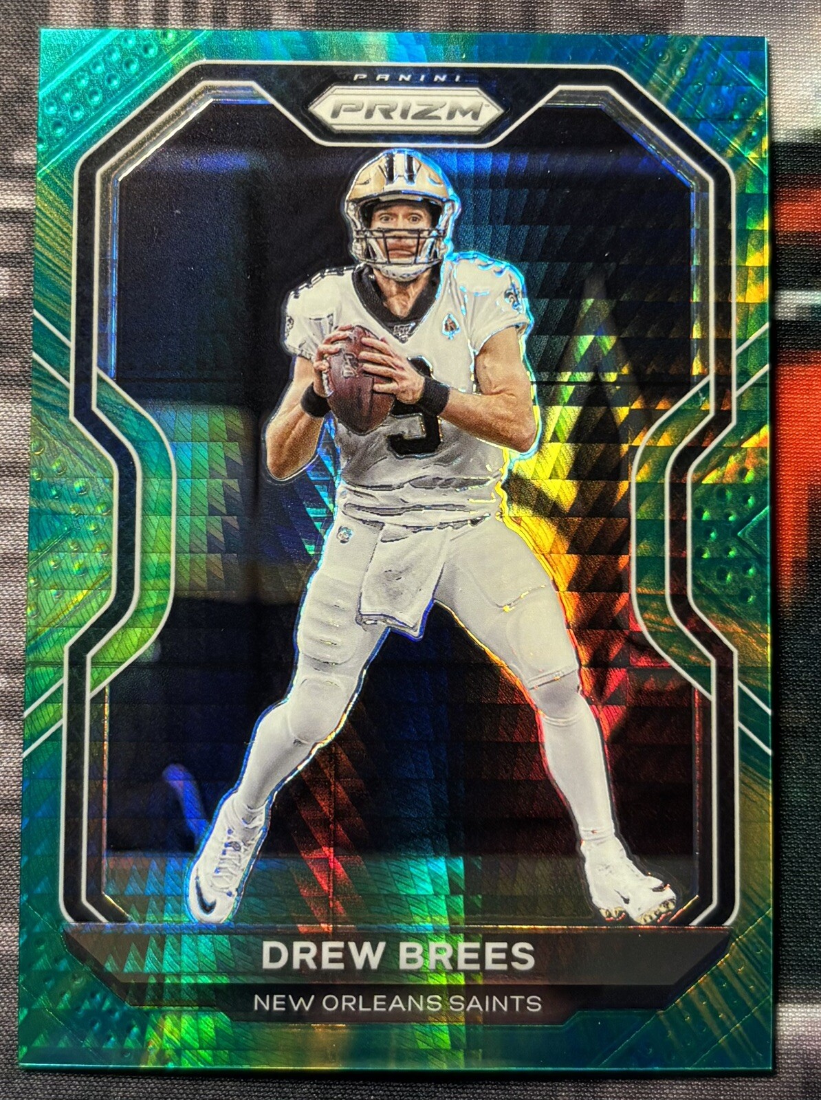 2020 Panini Prizm Drew Brees Hyper Prizm /175 Saints #243