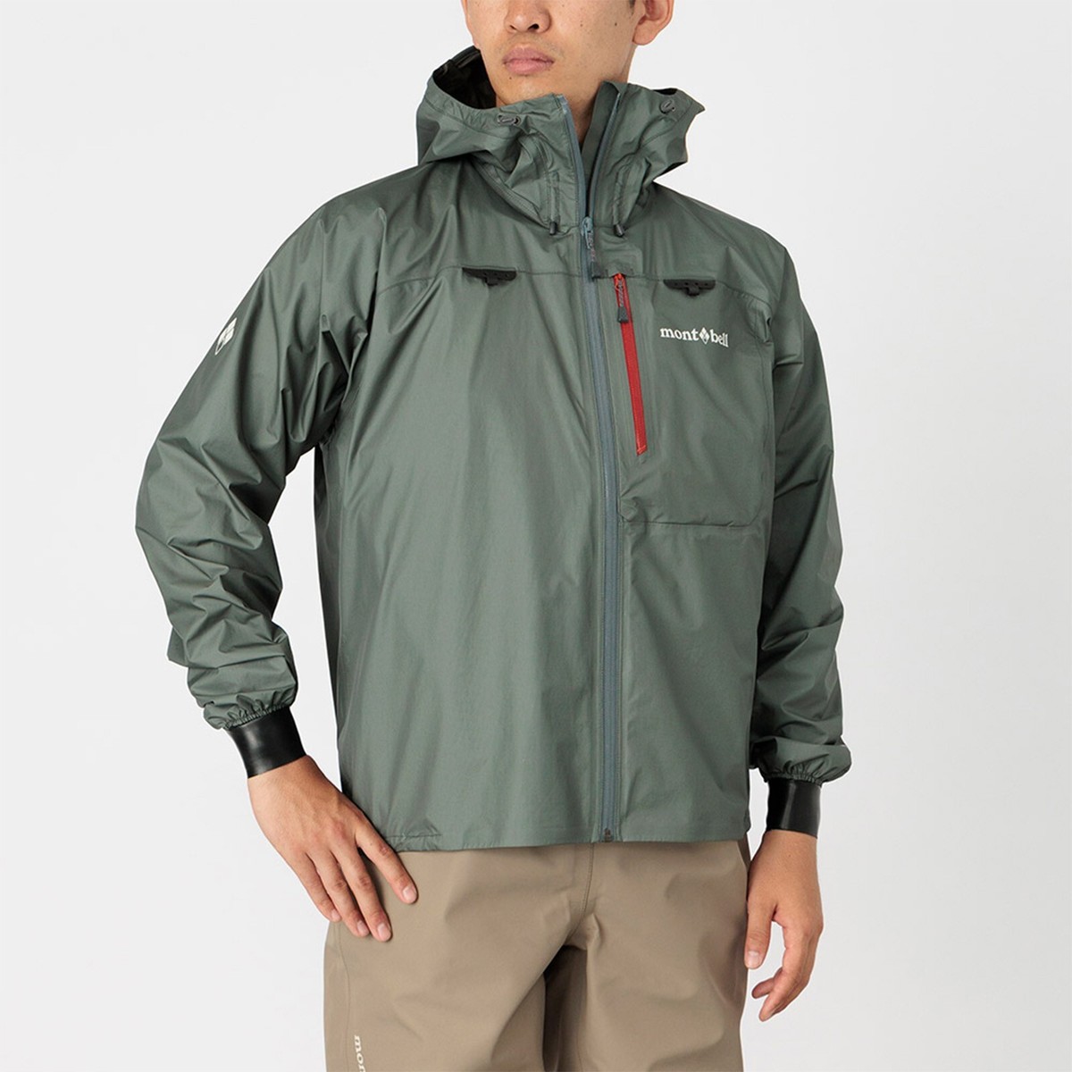ジャケット・アウター 90s mont-bell gore-tex wading jacket mont-bell Wading Rain Jacket Dark Green L Unisex Lightweight