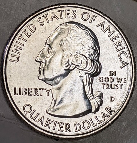 2019 D Quarter Set America the Beautiful 5 Coin Uncirculated Set Satin Finish - Picture 4 of 11