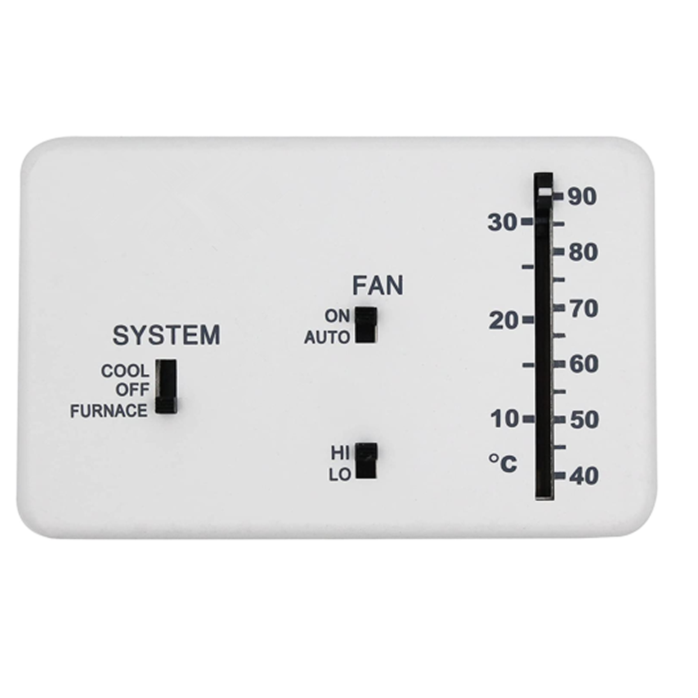 For Dometic Air Conditioner White Analog Heat/Cool Thermostat