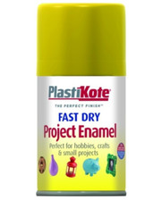 PLASTIKOTE FAST DRY ENAMEL SPRAY PAINT 100ML NEW OPAQUE GLITTER AEROSOL CANS NEW