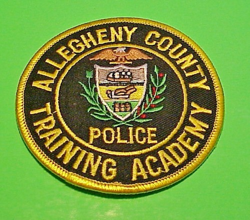 ALLEGHENY COUNTY PA POLICE TRAINING ACADEMY 3 1/2" POLICE PATCH FREE SHIPPING!