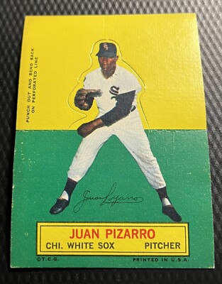 1964 Topps Stand Ups Juan Pizarro White Sox Lesser Grade Condition Nice Overall