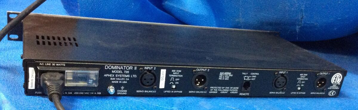 Aphex Dominator II 720 Multiband Peak Limiter -CLEAN- | eBay Aphex Dominator II 720 Multiband Peak Limiter -CLEAN- | eBay