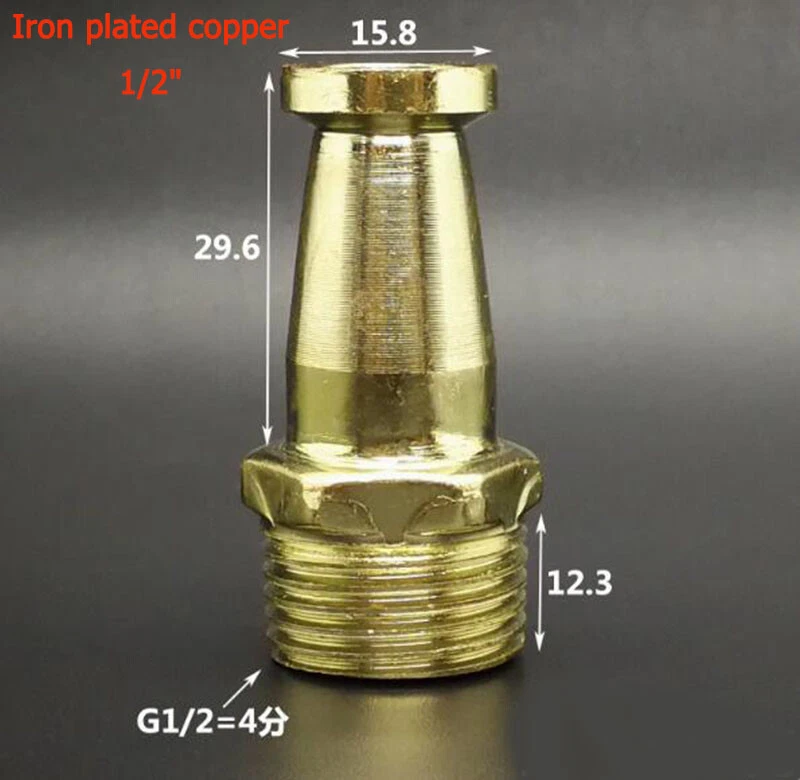 Boquilla de pulverización de 1/2" 3/4" nebulización rociador cabeza pistola jardín césped riego Foto 4 de 4