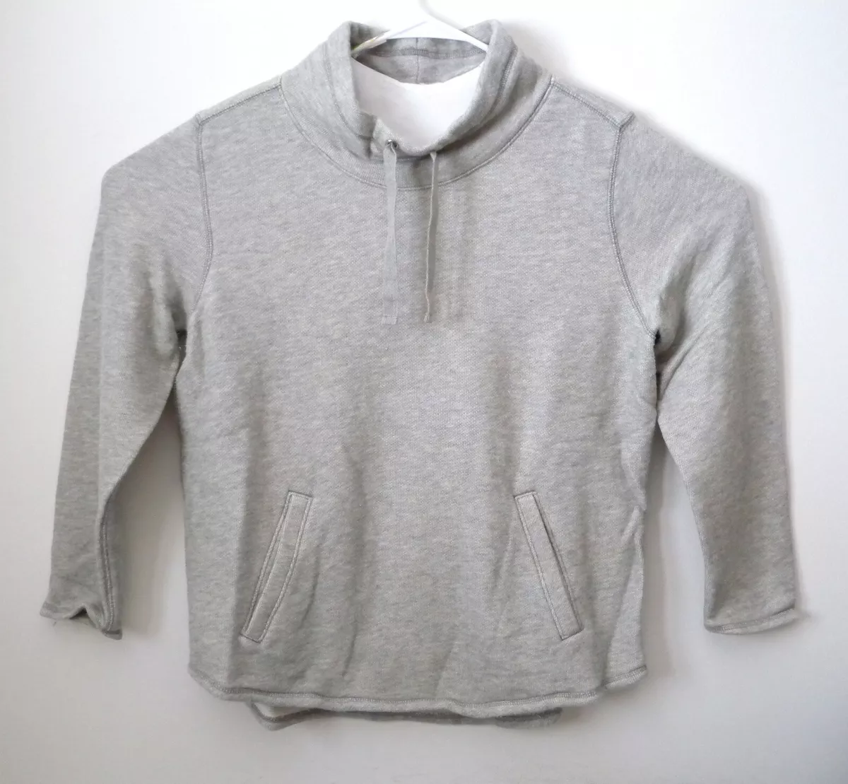 J. Crew Mercantile Mens Mock Neck Lightweight Cotton L/S Sweatshirt Sz XL