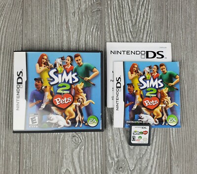 The Sims 2 Pets Nintendo DS Complete in Box TESTED