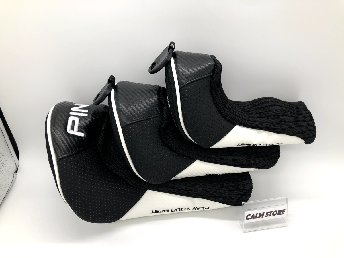 Ping TOUR LITE HC Golf Head Cover DR FW UT x3 Set HC-P223 Ping TOUR LITE HC Golf Head Cover DR FW UT x3 Set HC-P223