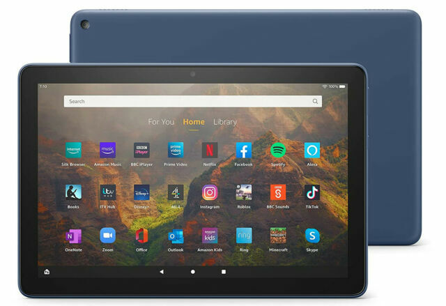 Fire HD 10 11th Gen 32GB, Wi-Fi, 10.1 - Denim (Ad-Supported) for  sale online