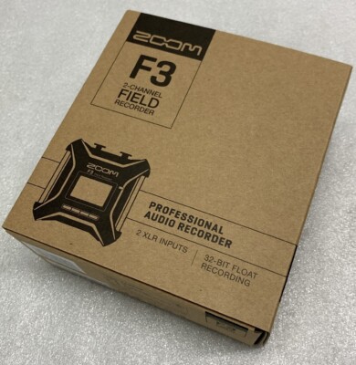 Zoom F3 MultiTrack Handheld Field Recorder mit 32 Bit Float Technologie Original