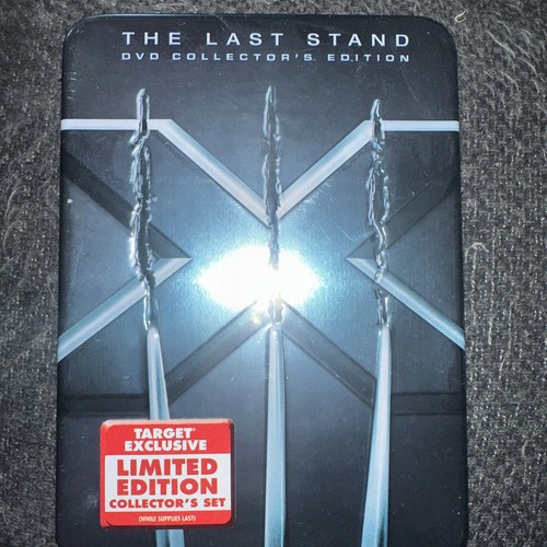 X-Men The Last Stand DVD Movie Collector's Tin. w/Comic Book Trading Cards NIB