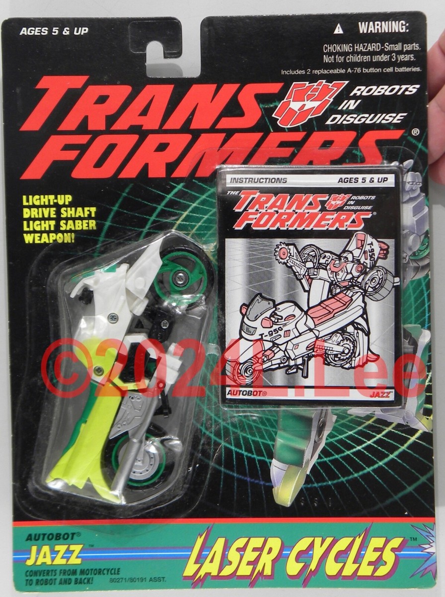 1994 Hasbro Transformers G2 Generation 2 Laser Cycle autobot Jazz