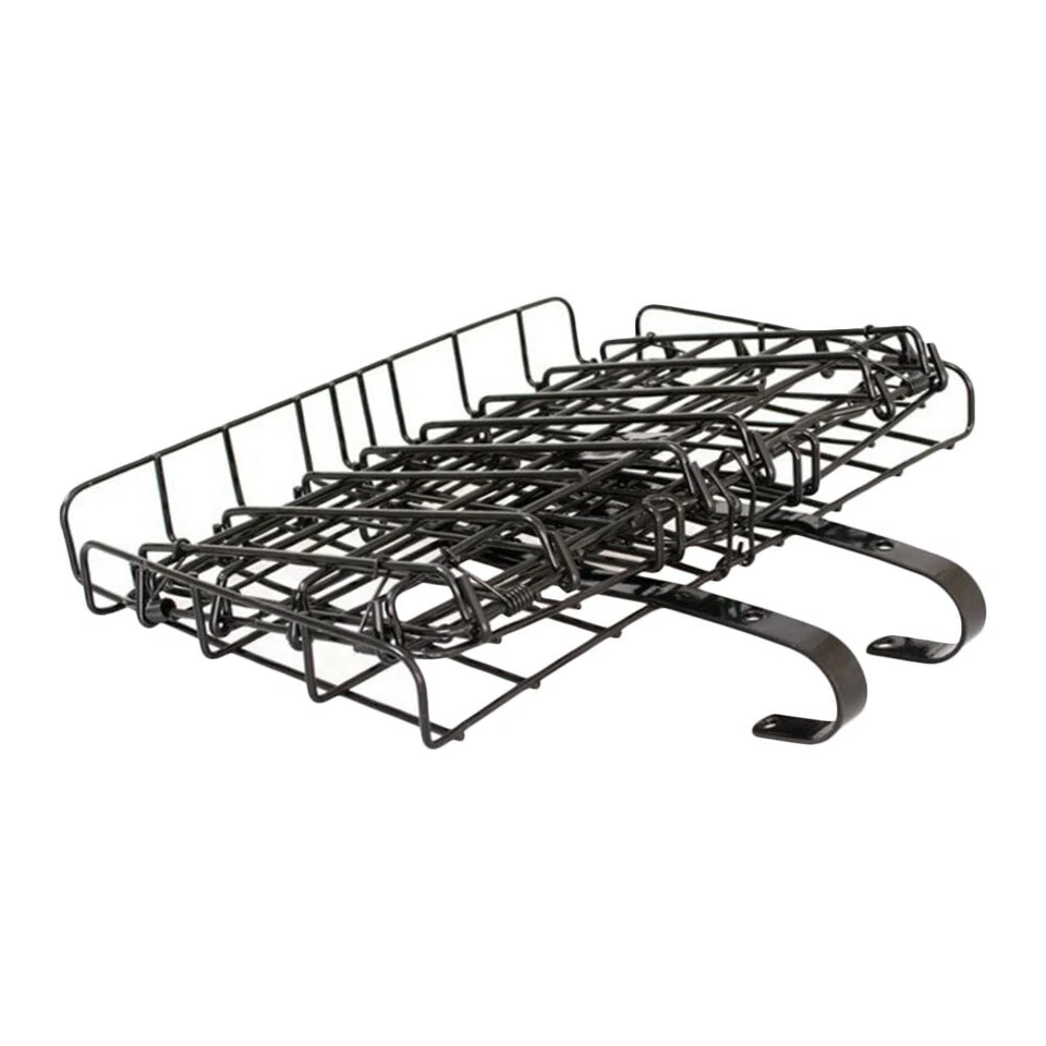 US 1 Pack Folding Rear Bike Basket Wire Mesh Fold-Up Detchable Front Rear Bag - Image 4 of 4