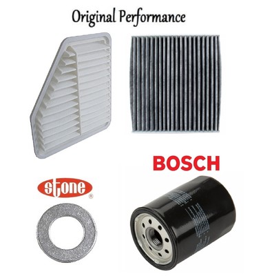 Tune Up Kit Filters Gasket PCV Valve for Toyota Corolla XRS; L4; 2.4L; 2AZFE Eng.; AZE141 2009-2010