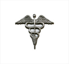 GENUINE U.S. NAVY BALL CAP DEVICE: HOSPITAL CORPSMAN
