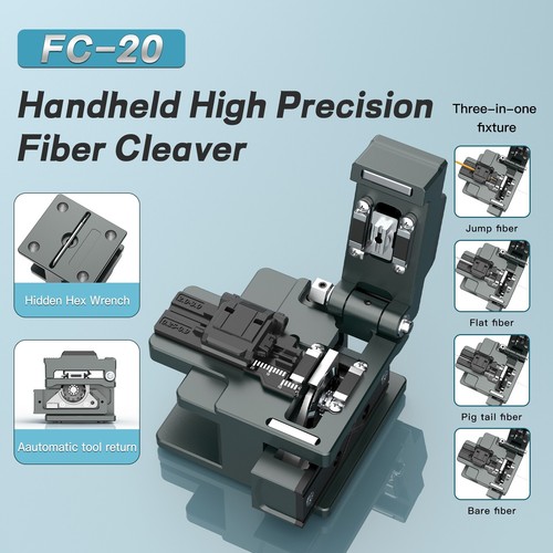 Komshine GX39-L Core to Core Fusion Splicer with FC-20 Fiber Optic Cleaver Kits - Picture 6 of 12
