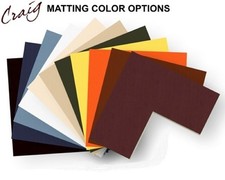 Craig Frames 8.5x11 Picture Frame Matting, Cream Core, Opening for 5x7 Image