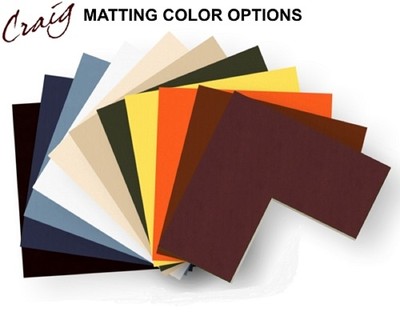 Craig Frames 8.5x11 Picture Frame Matting, Cream Core, Opening for 5x7 Image