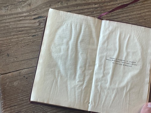 DANTE -DIVINA COMMEDIA-Edizione Minuscola-ED. HOEPLI MILANO 1941 prima edizione - Foto 11 di 20
