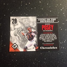 Buster Posey 2017 Chronicles Baseball #49 MLB San Francisco Giants Catcher