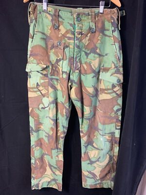 Genuine British Army DPM Camouflaged 1968 Pattern Combat Trousers - 32'' Wai