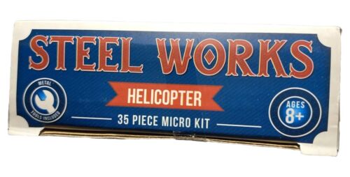 Schylling Steel Works Micro Kit Elicottero 35 Pezzi (NUOVO) - Foto 4 di 5