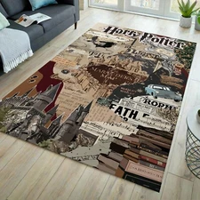 Movie rug, harry potter rug, cinema rug, cinema room rug