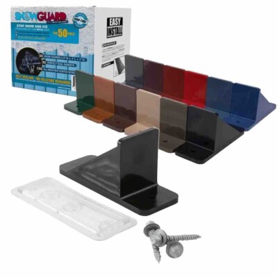 50 PACK COLOR MINI SNOW GUARD  STOPS PATENTED PERFECT SEAL GASKET NO SILICONE