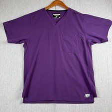 Barco Uniforms by Skechers Medium Purple Short Sleeve V Neck Scrub Top