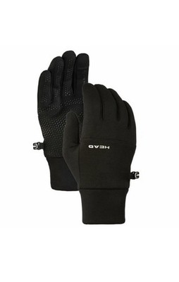Head Men's Ultrafit Touchscreen Running Gloves Black XL X-Large Silicone Grip
