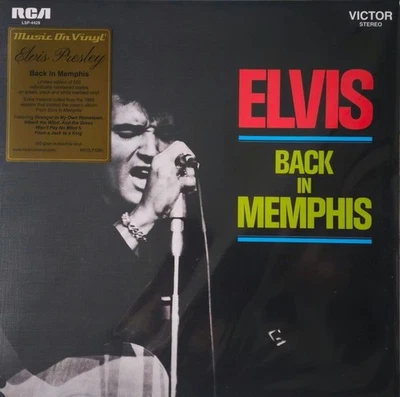 Elvis Presley Back In Memphis Ltd & Nbd 500 Green Marbled 180g Vinyl Sealed MINT - Photo 1/3